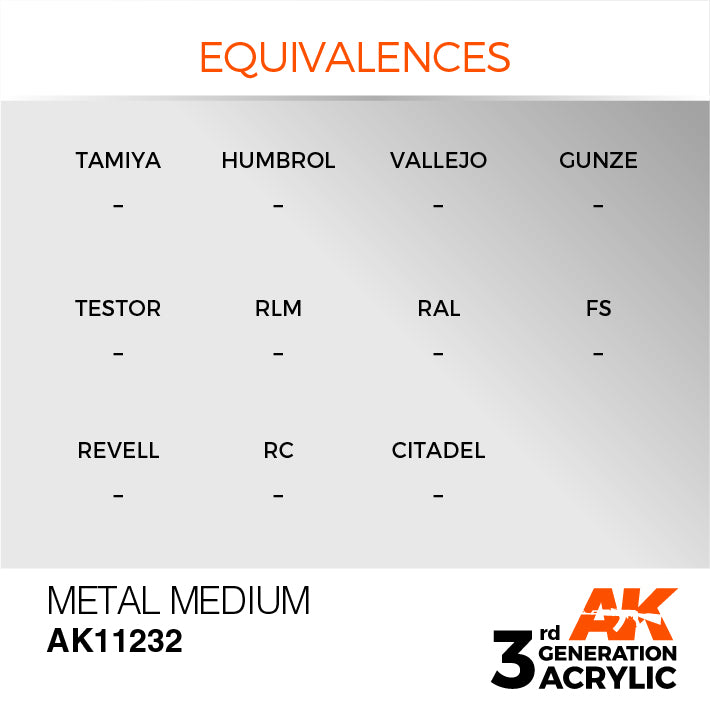 AK Interactive 3G Acrylic Metal Medium 17ml | 8435568304659