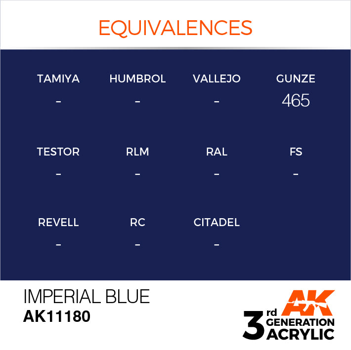 AK Interactive 3G Acrylic Imperial Blue 17ml | 8435568304130