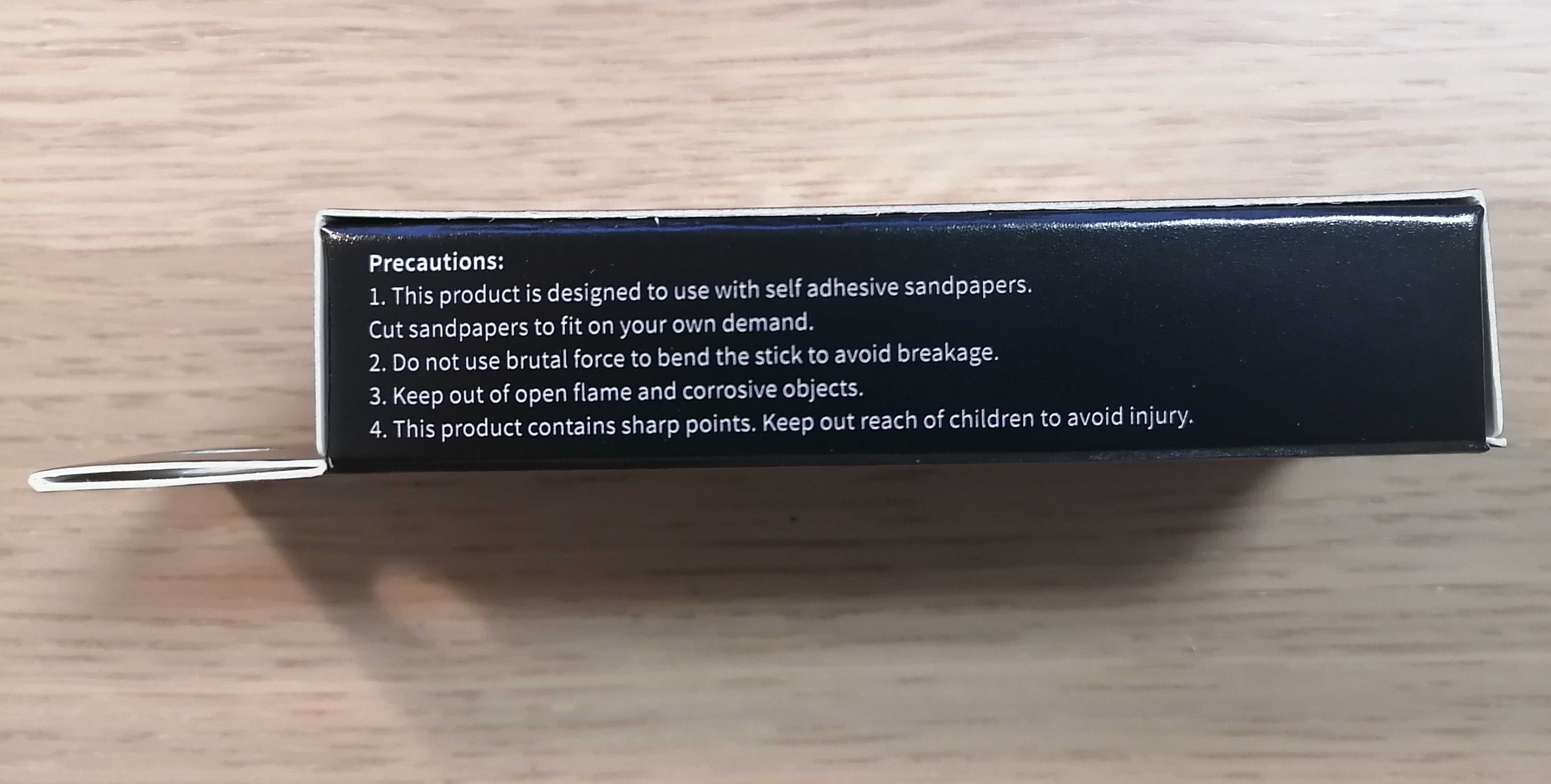 DSPIAE Lrregular Carbon Fiber Sanding Stick (Adhesive sandpaper required) | 6970845567515