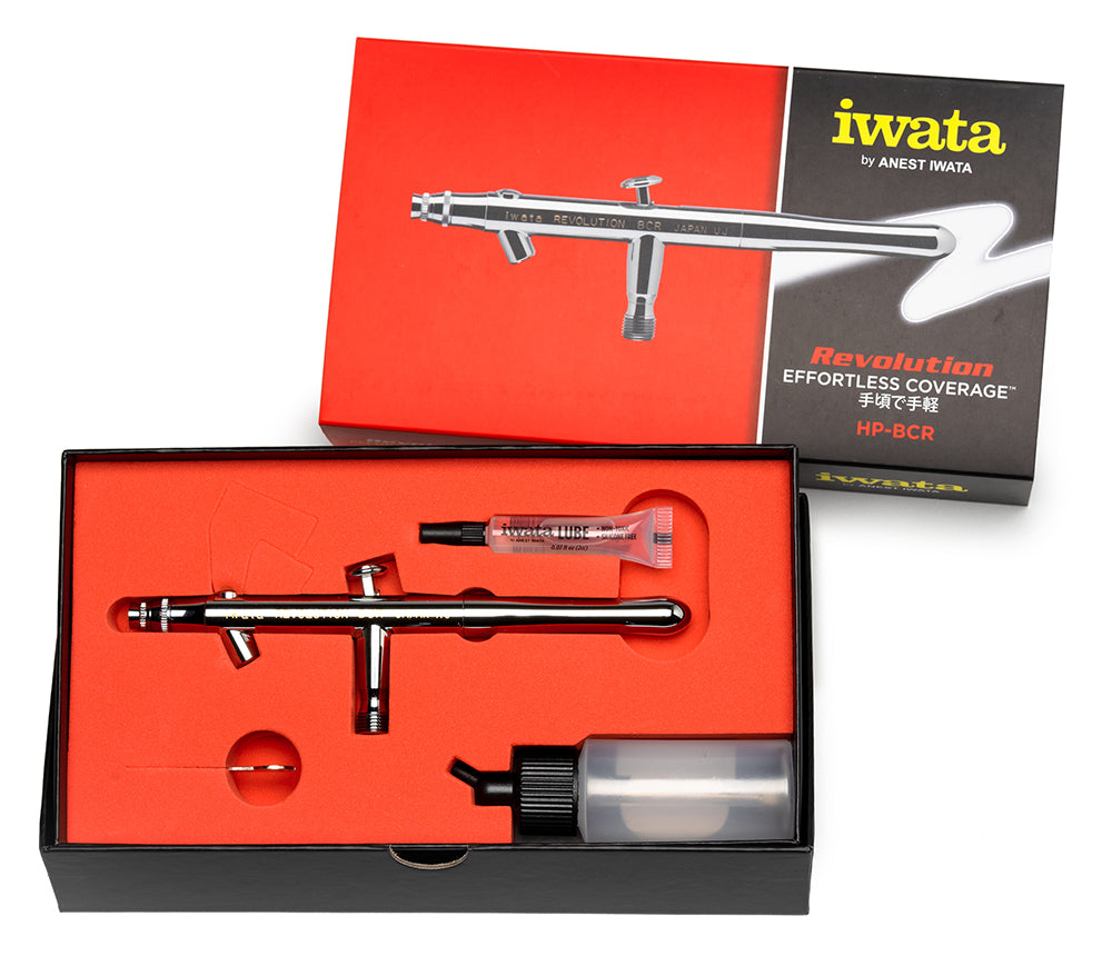 IWATA Revolution HP-BCR Siphon Feed Dual Action Airbrush | 734748145012