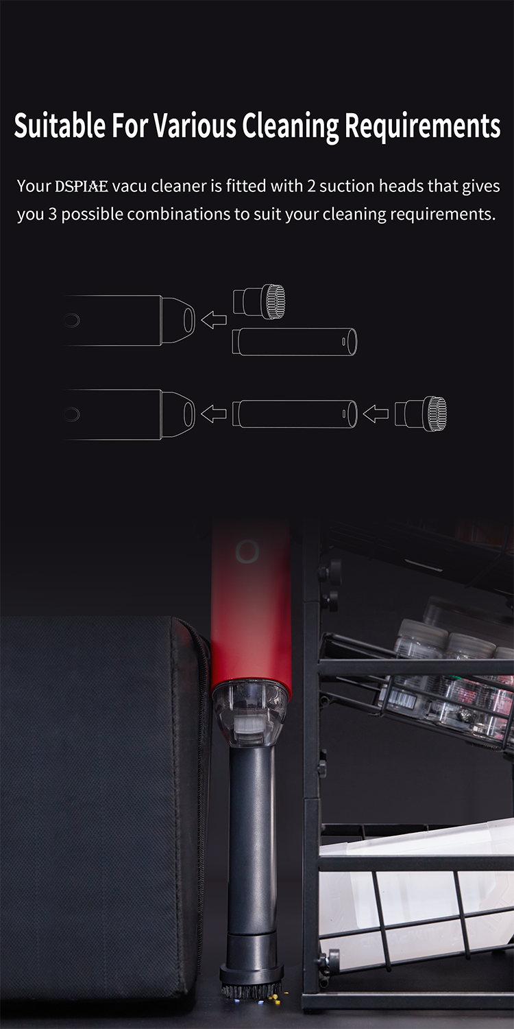DSPIAE Portable Handheld Vacuum Cleaner | 6970845569328