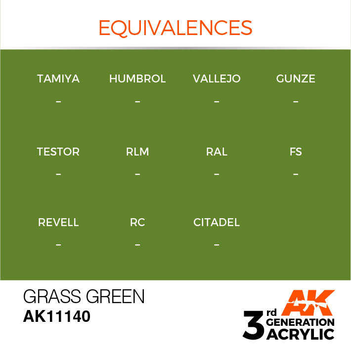 AK Interactive 3G Acrylic Grass Green 17ml | 8435568303737