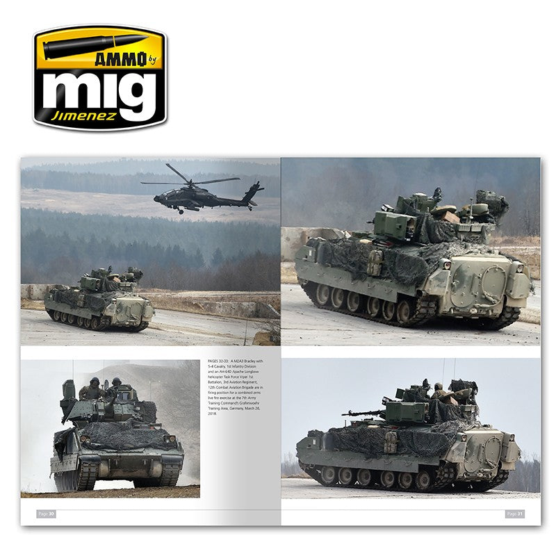 Ammo Mig M2A3 Bradley Fighting Vehicle in Europe - In Detail Vol. 1 (English)