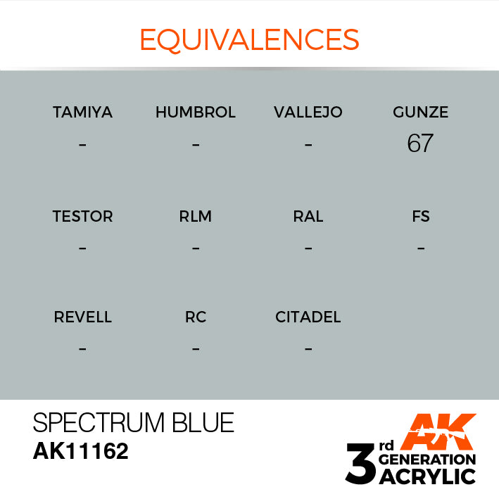 AK Interactive 3G Acrylic Spectrum Blue 17ml