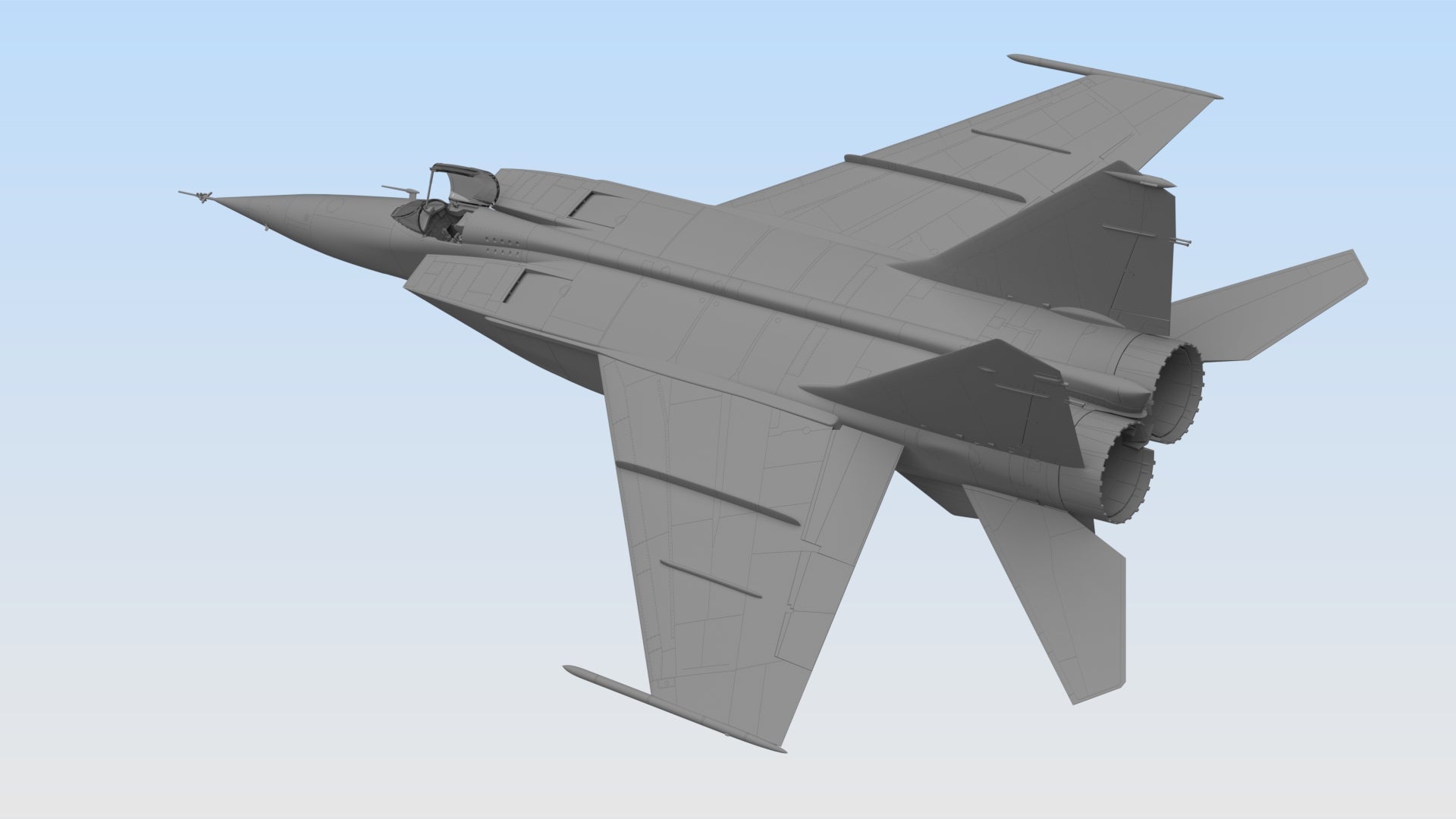 ICM 1/72 MiG-25 RB, Soviet Reconnaissance Plane | 4823044404803