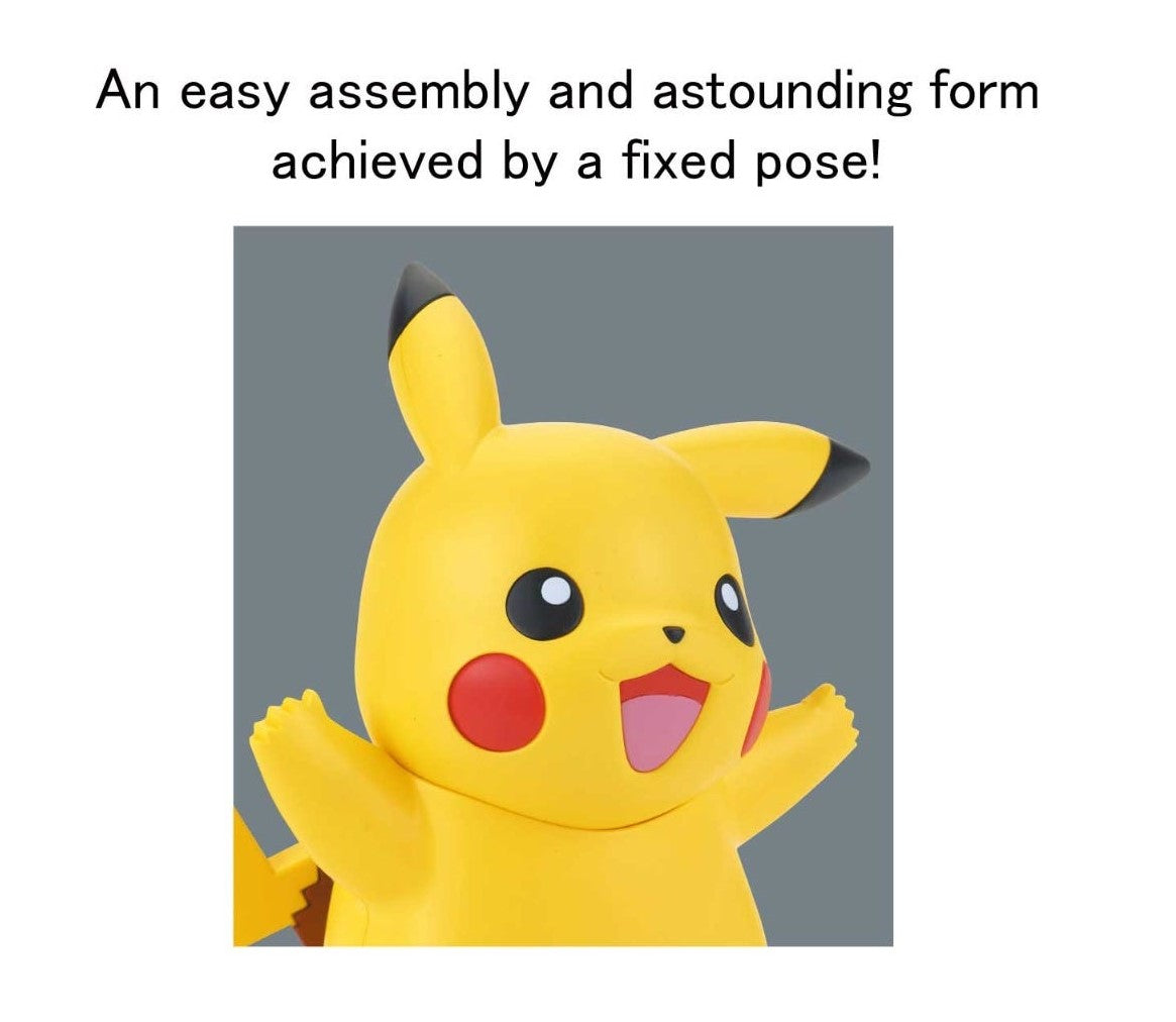 Pokemon Model Kit Quick!! 01 PIKACHU