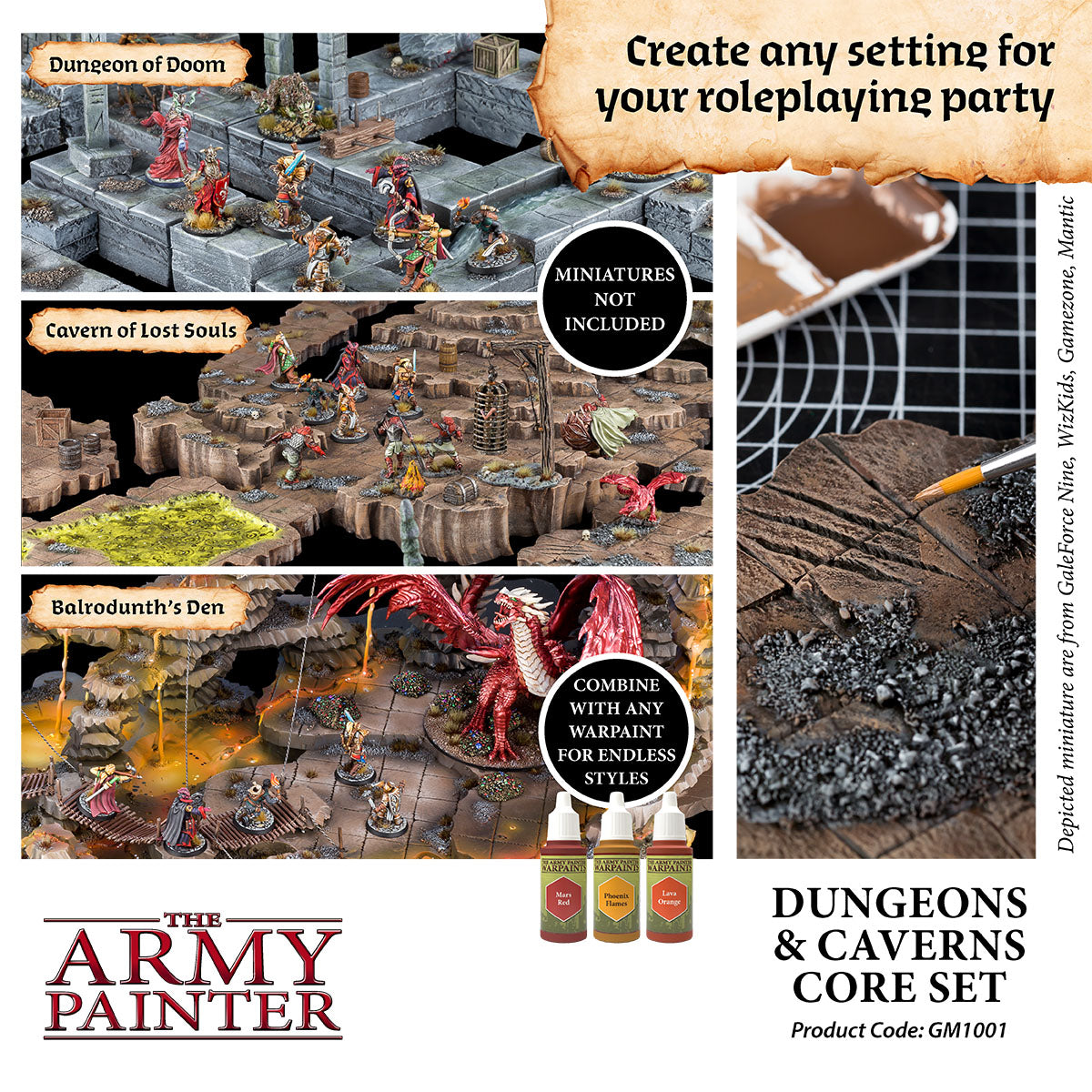 GAMEMASTER Dungeons & Caverns Core Set, GM1001 | 5713799100190