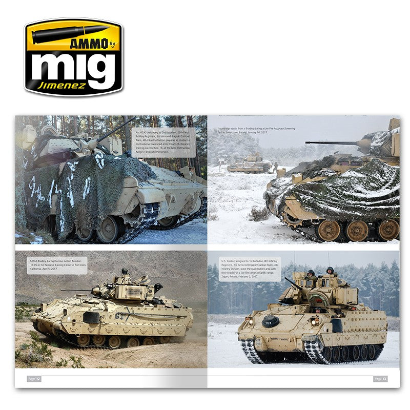 Ammo Mig M2A3 Bradley Fighting Vehicle in Europe - In Detail Vol. 2 (English)