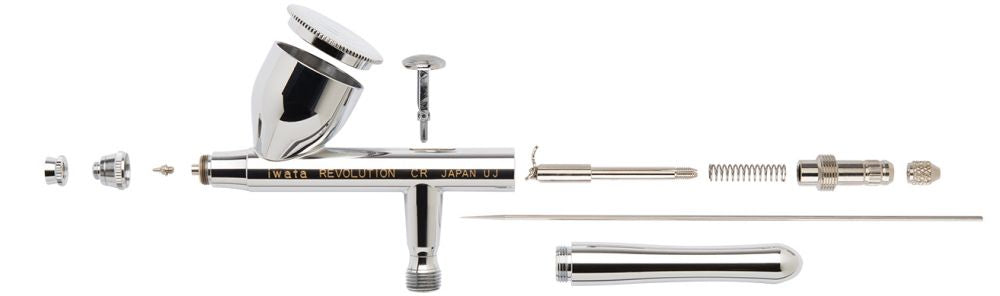 IWATA Revolution HP-CR Gravity Feed Dual Action Airbrush | 734748145029