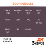 AK Interactive 3G Acrylic Purple 17ml