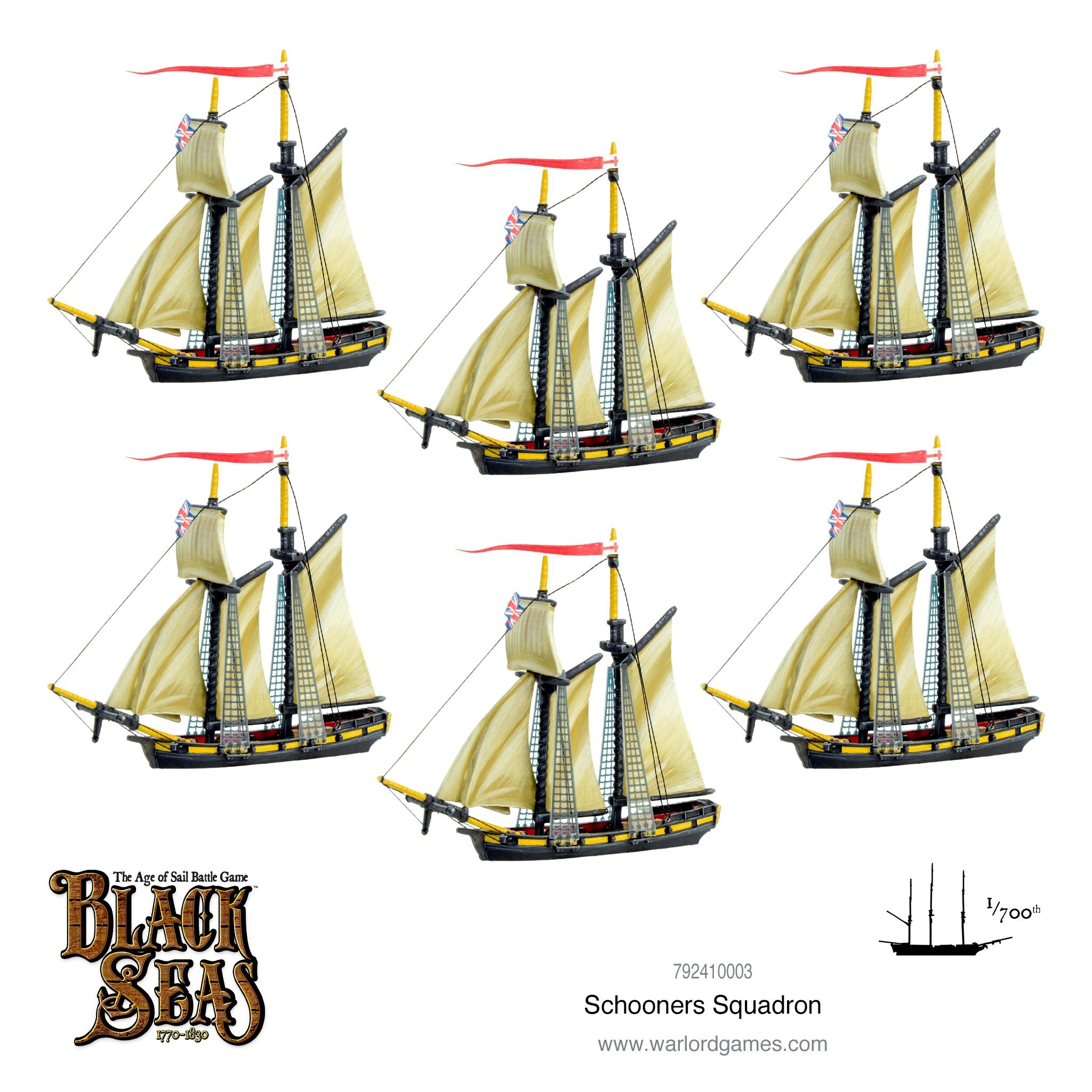 Black Powder Black Seas: Schooners squadron | 5060572505797