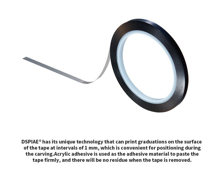 DSPIAE Hard Edged Carving Tape with Adhesive Back 8mm x 30m (for Panel Lines) | 6970845560998