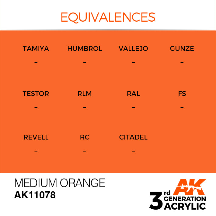 AK Interactive 3G Acrylic Medium Orange 17ml | 8435568303119