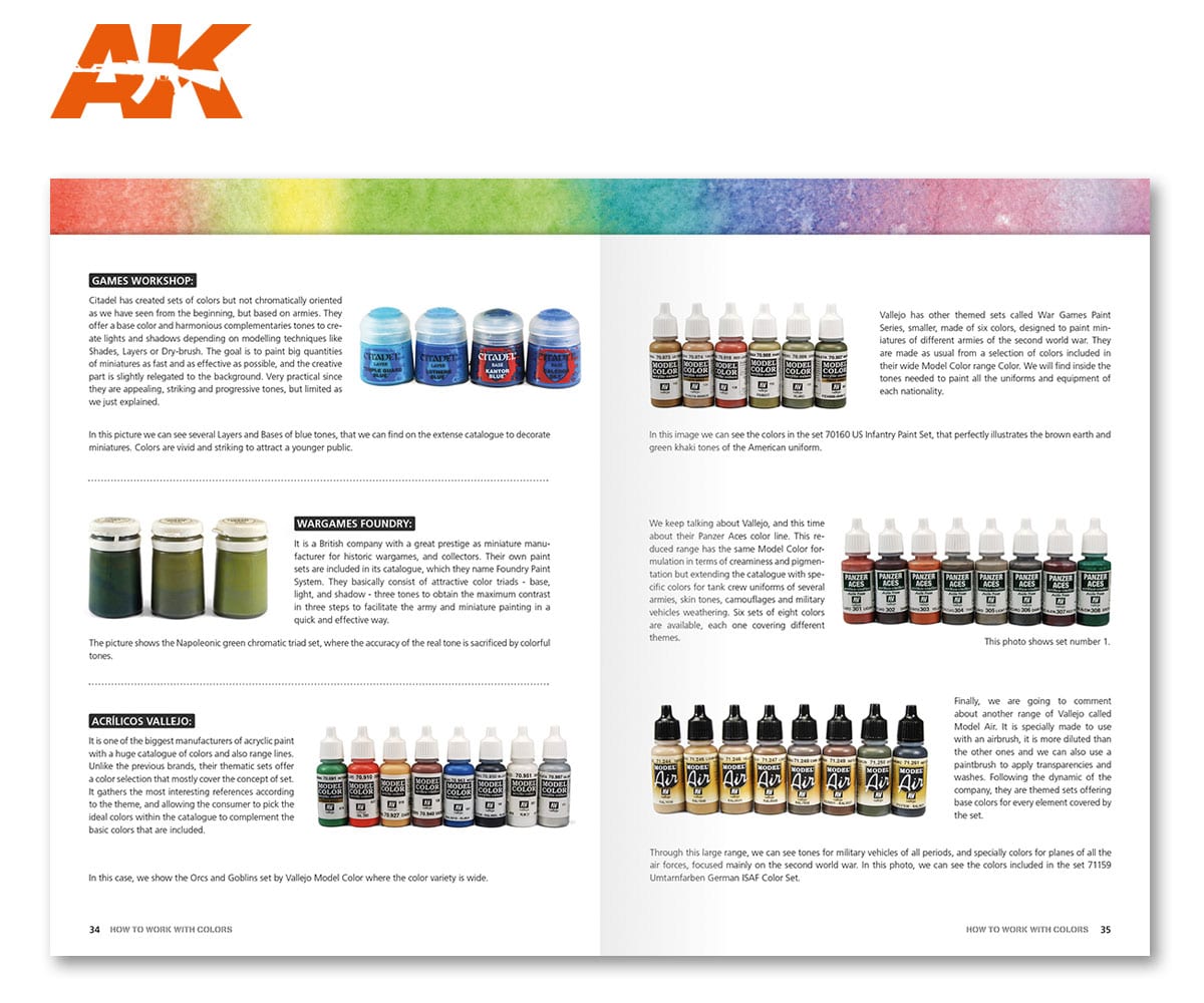 AK Interactive Cómo Trabajar con Colores y Transiciones con Acrílicos - Spanish [Sale ends when item is out of stock] | 8435568305717