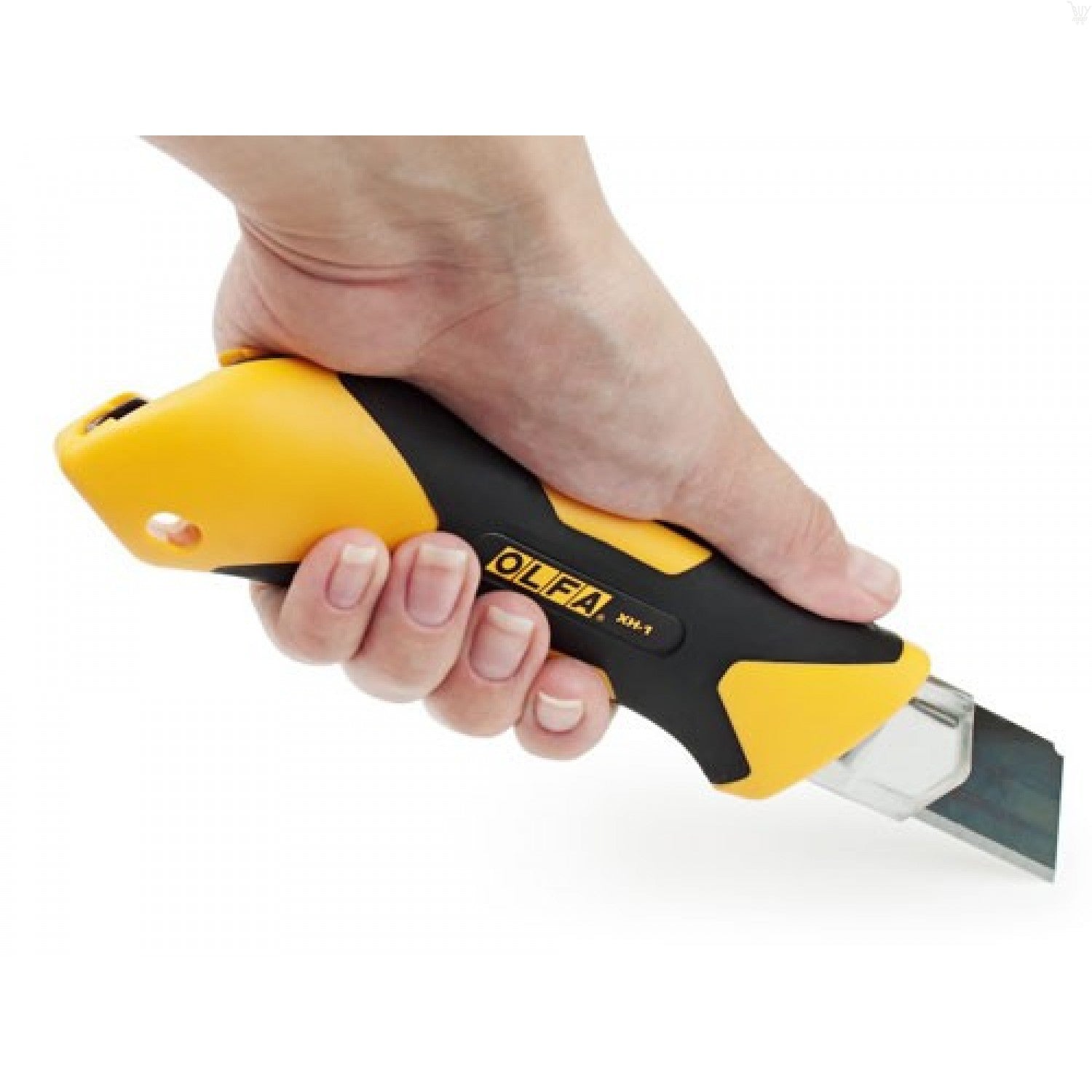 OLFA 25mm XH-AL Fiberglass Rubber Grip Auto-Lock Utility Knife | 91511610529