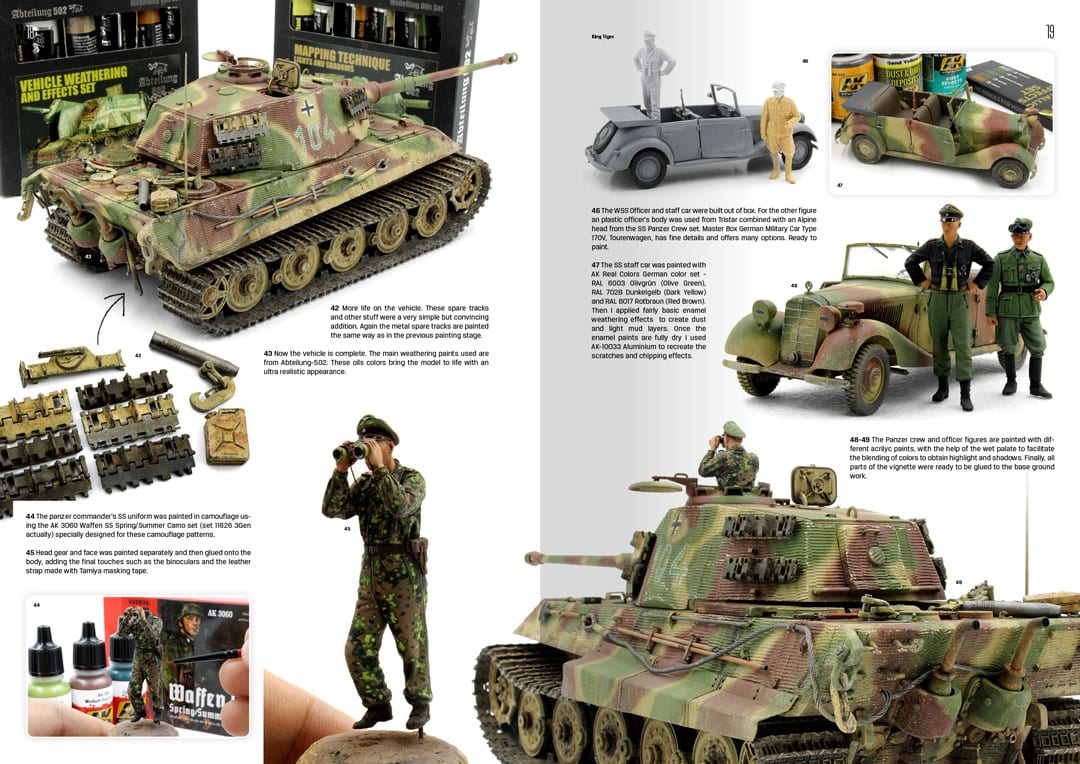 AK Interactive WWII German Most Iconic SS Vehicles Vol.2 | 8435568309319