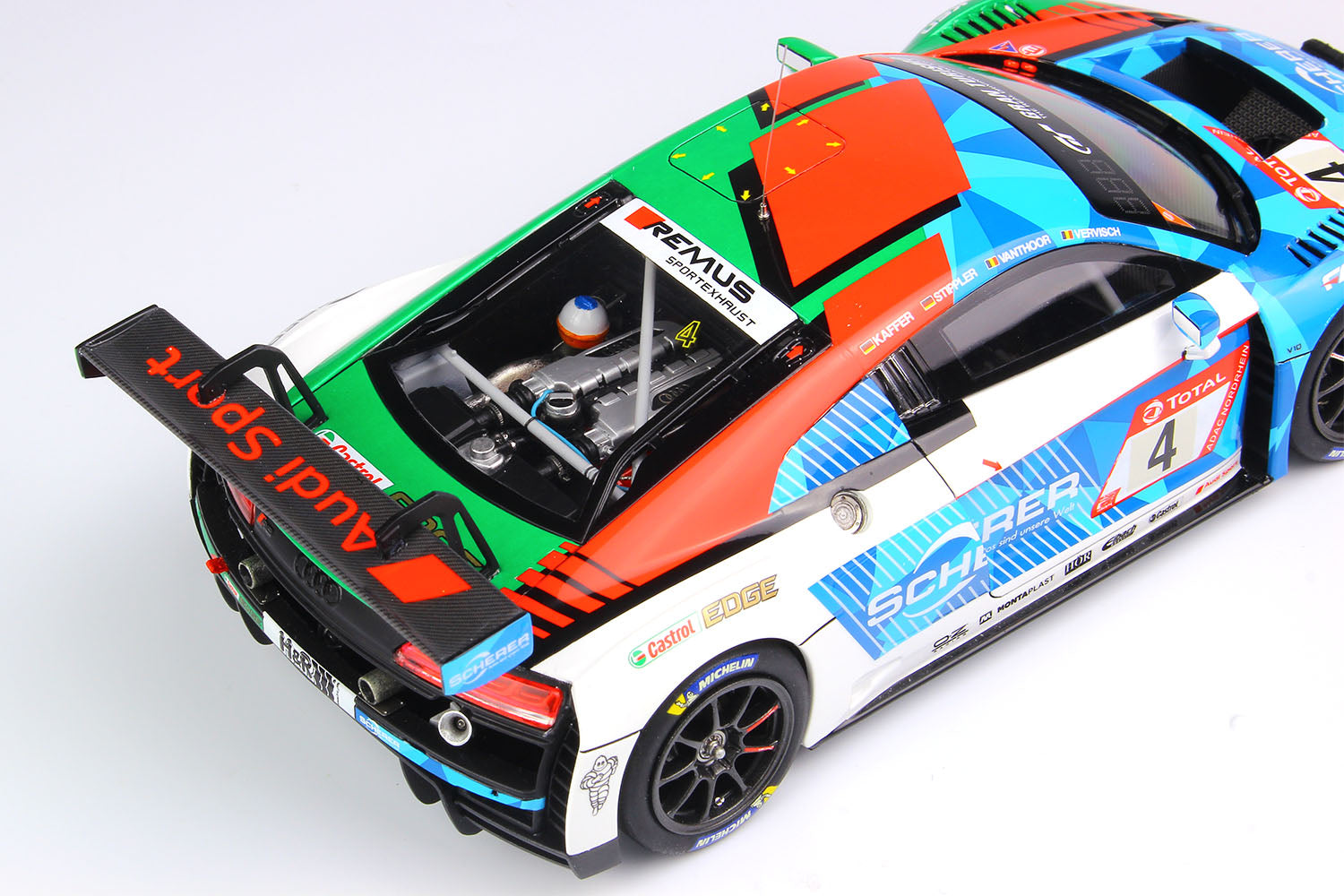 Platz Nunu 1/24 Racing Series:  Audi R8 LMS EVO Nurburgring 24H 2019 Winner | 4545782077322