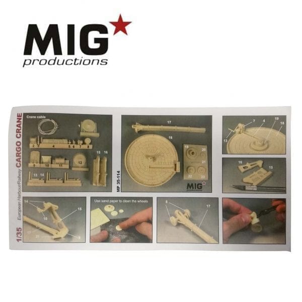 MIG 1/35 European Harbour / Railway Cargo Crane | 8435568305052