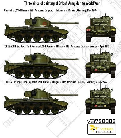 Vespid Models 1/72 British Cruiser Tank A34 'Comet' Mk.IA | 7200021
