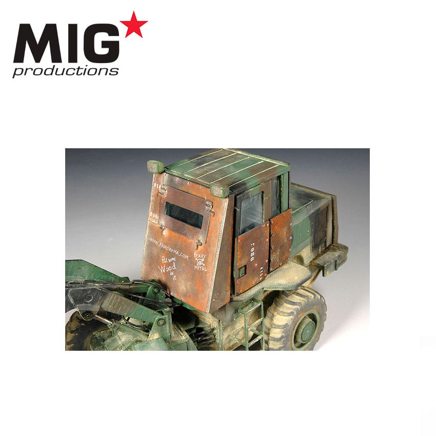 AK Interactive 1/35 Wheel Loader Middle East, Europe, Balkans (Military/NATO Ver.) Resin Model kit | 8435568312890