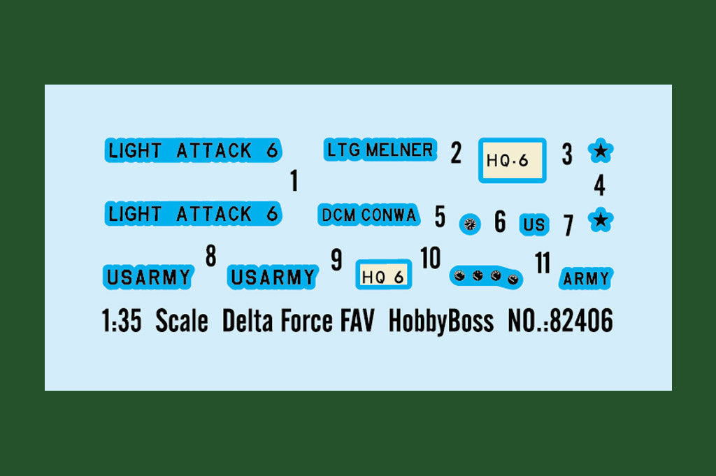 Hobby Boss 1/35 Delta Force FAV | 6939319224064