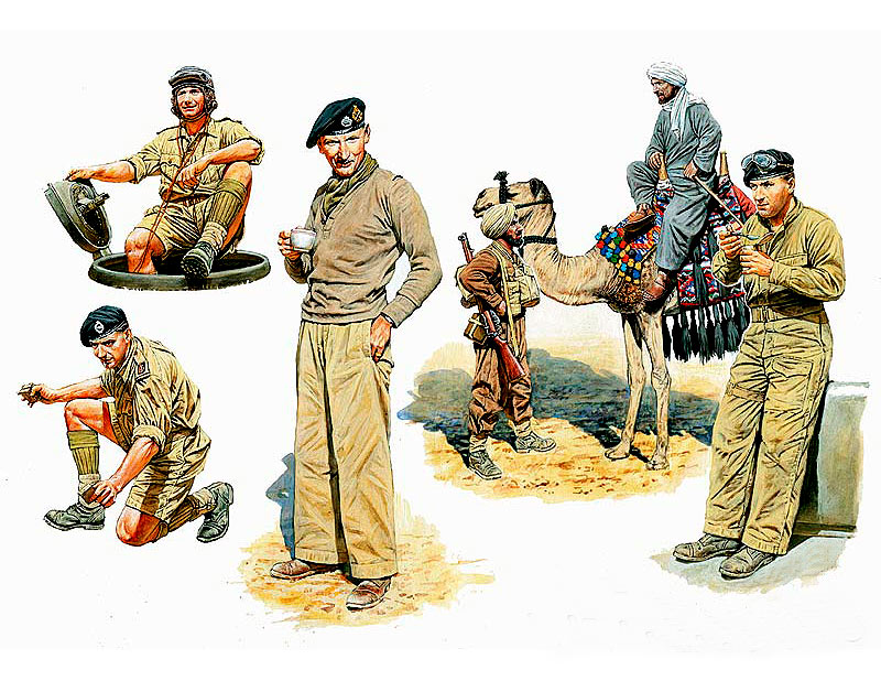 MASTER BOX 1/35 Commonwealth AFV Crew | 4820113080173