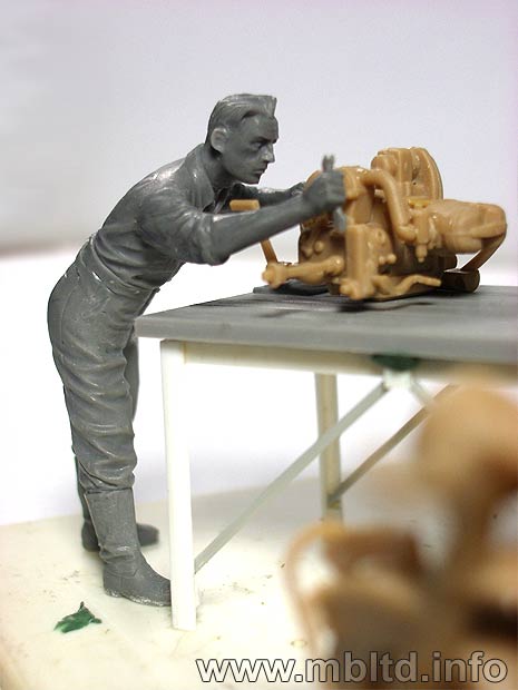 MASTER BOX 1/35 German Motorcycle Repair Crew | 4820113080159