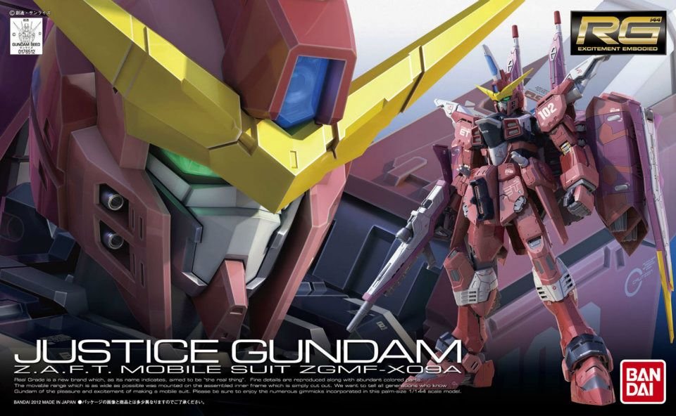 Bandai #9 Justice Gundam 'Gundam SEED', Bandai RG | 4543112765123