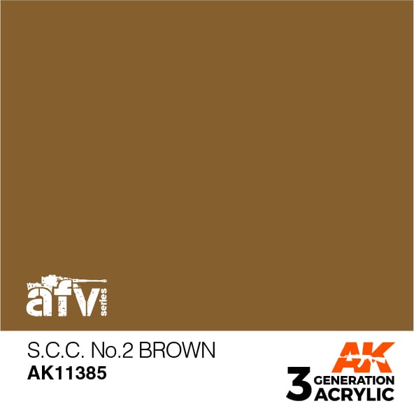 AK Interactive 3G S.C.C. No.2 Brown | 8435568311411