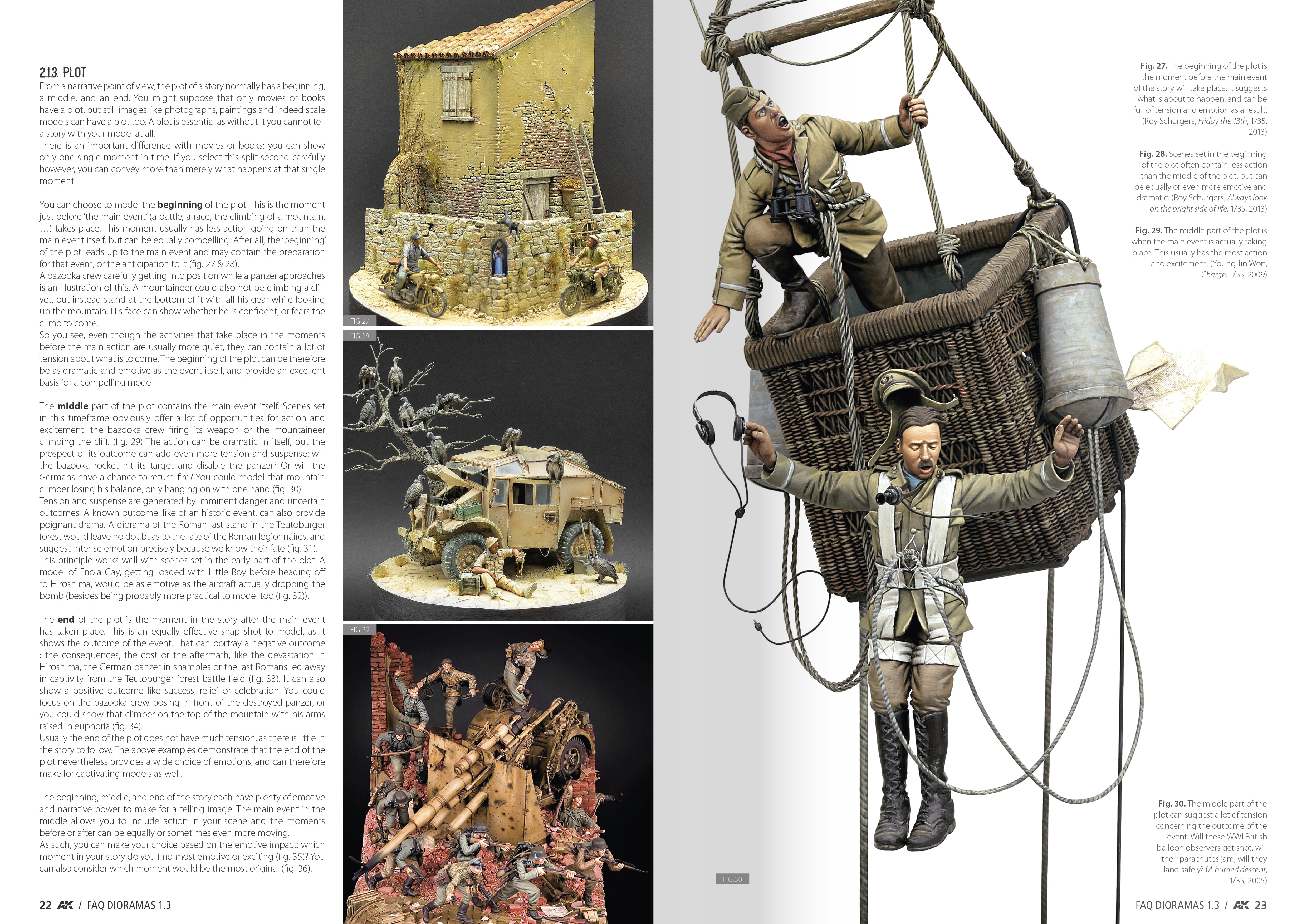 AK Interactive Dioramas FAQ 1.3 Extensión - Historia, Composición y Planificación - Spanish [Sale ends when item is out of stock] | 8435568307803
