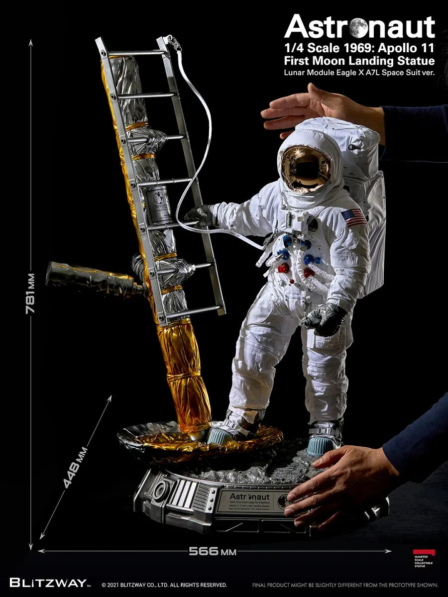 Blitzway 1/4 Astronaut Apollo 11 :LM-5 A7L Ver. Statue "The Real"