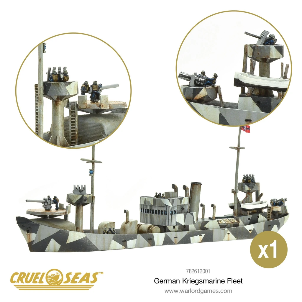 Cruel Seas German Kriegsmarine Fleet