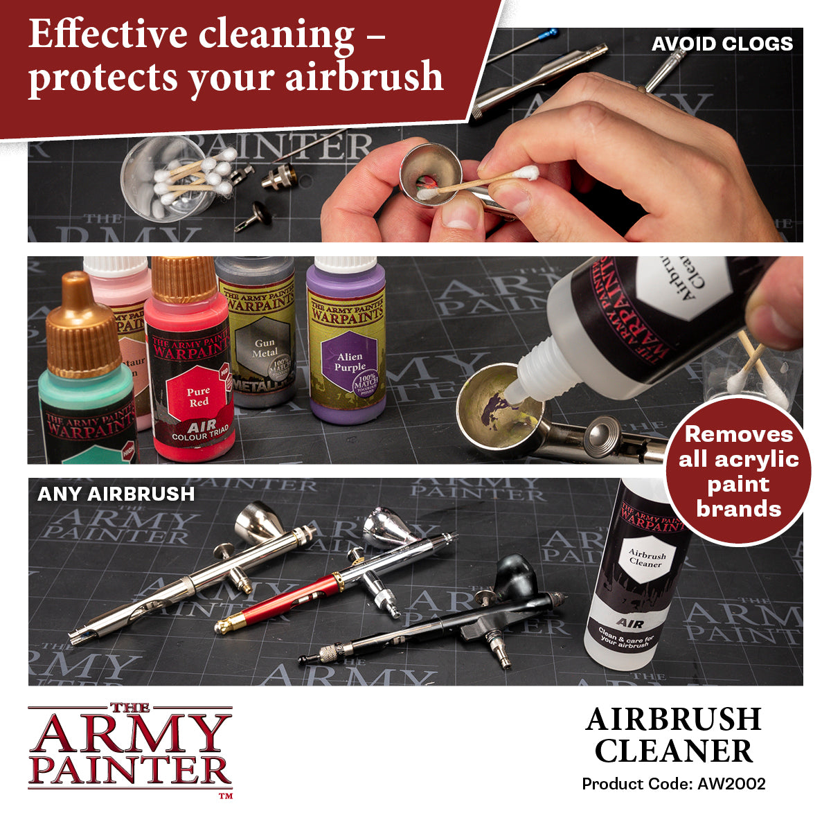Army Painter Airbrush Cleaner, 100 ml | 5713799200265