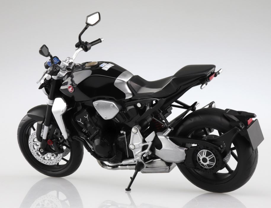 Aoshima 1/12 Honda CB1000R Graphite Black Diecast Motorcycle | 4905083108154