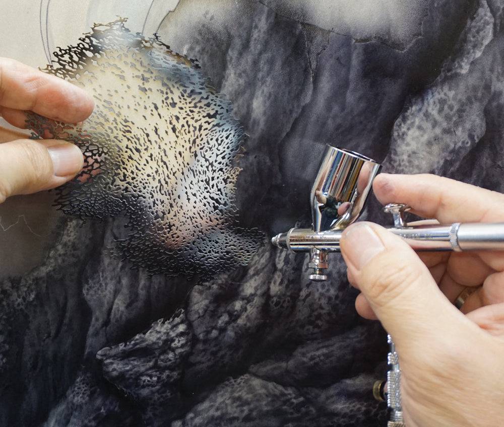 IWATA Artool Texture FX 3 Xtreme Freehand Airbrush Templates by Gerald Mendez | 758240150343