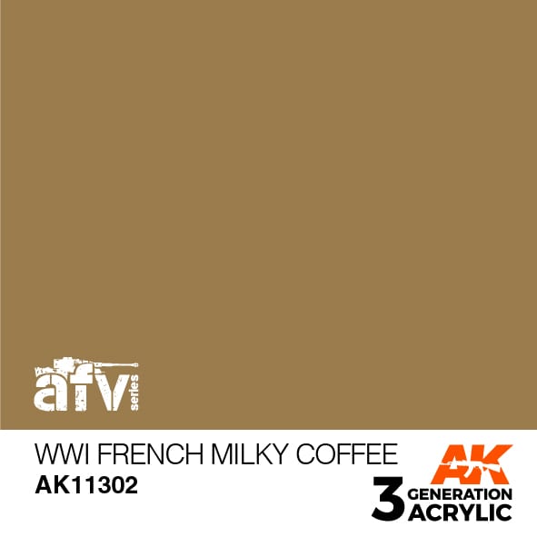 AK Interactive 3G WWI French Milky Coffee | 8435568309654
