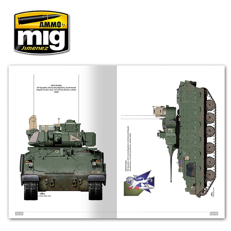 Ammo Mig M2A3 Bradley Fighting Vehicle in Europe - In Detail Vol. 1 (English)