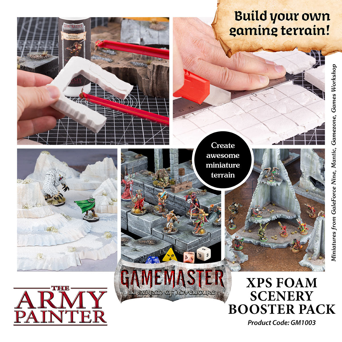 GAMEMASTER XPS Scenery Foam Booster Pack, GM1003 | 5713799100398