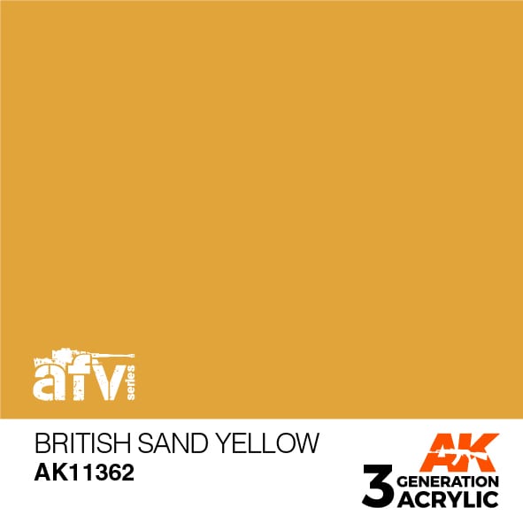 AK Interactive 3G British Sand Yellow