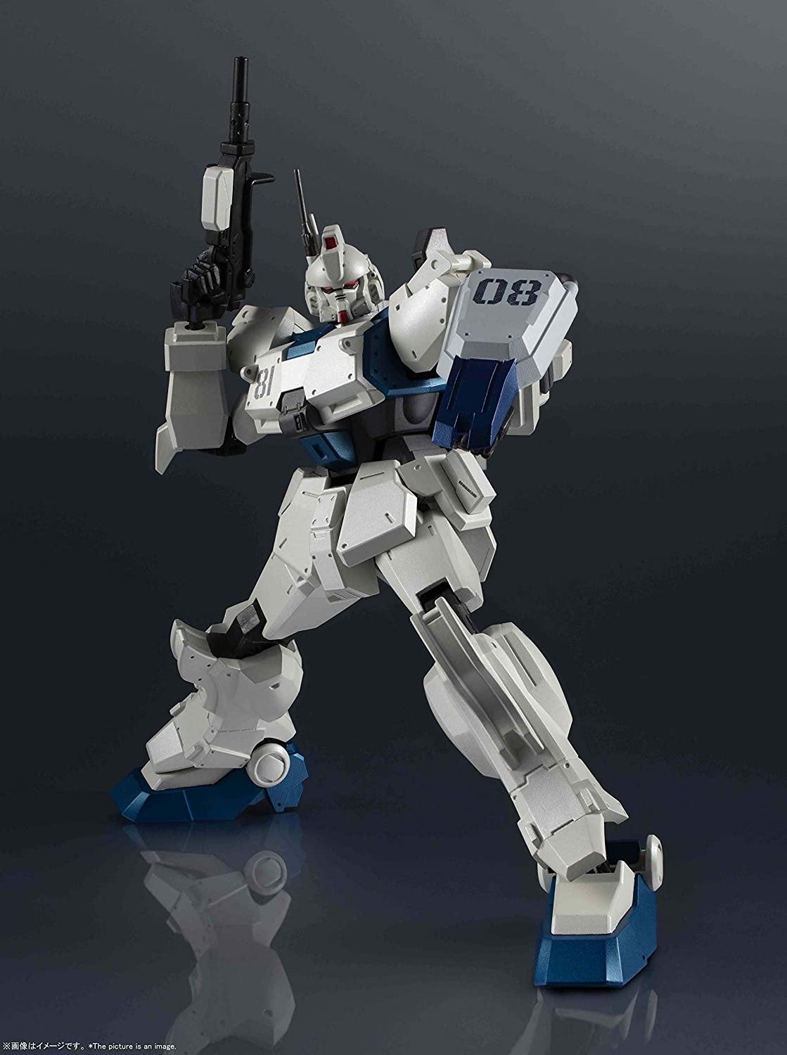 Bandai RX-79[G]Ez-8 Gundam Ez-8 'Mobile Suit Gundam: The 08th MS Team', Bandai Gundam Universe (5.9 Inch approx) | 851365007544