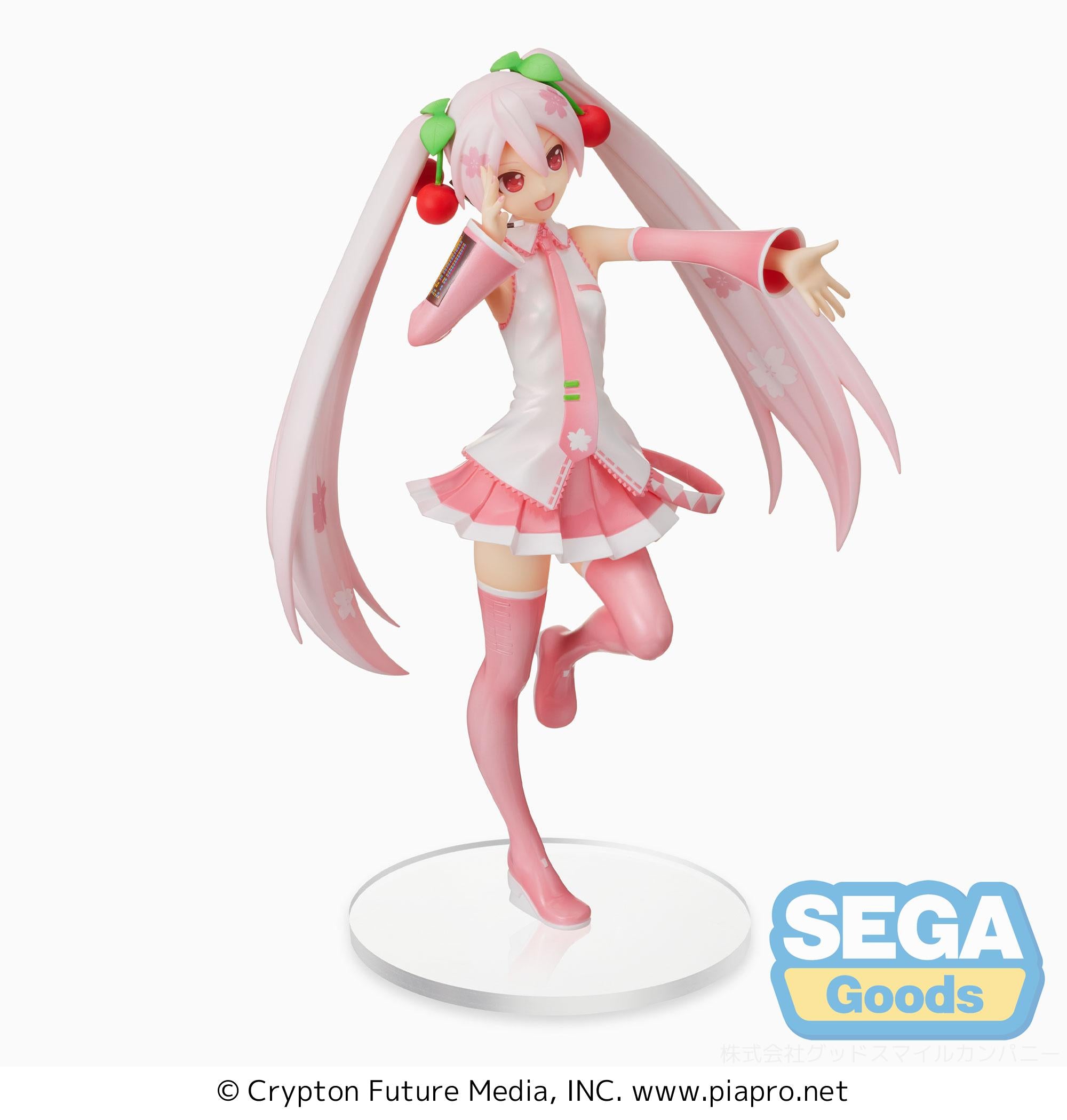 Good Smile Company Hatsune Miku Series SPM Figure 'Sakura Miku' Ver. 3