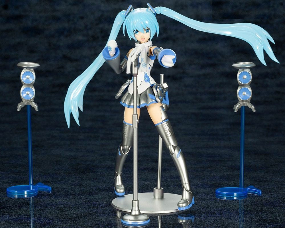 Kotobukiya Frame Music Girl Snow Miku  Figure Kit, Non Scale