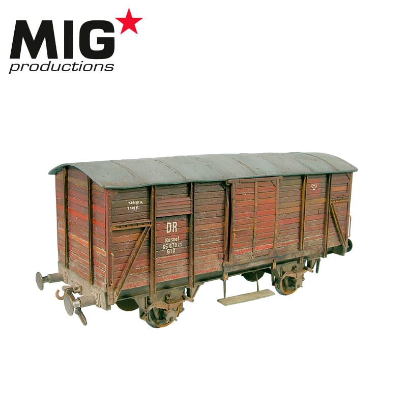 MIG 1/72 Rail Box Wagon Resin Kit | 8435568312425