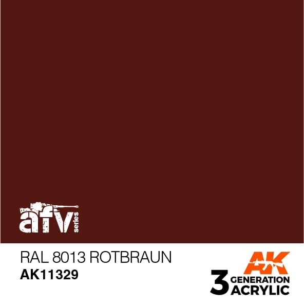AK Interactive 3G RAL 8013 Rotbraun | 8435568309920