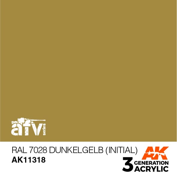 AK Interactive 3G RAL 7028 Dunkelgelb (Initial) | 8435568309814