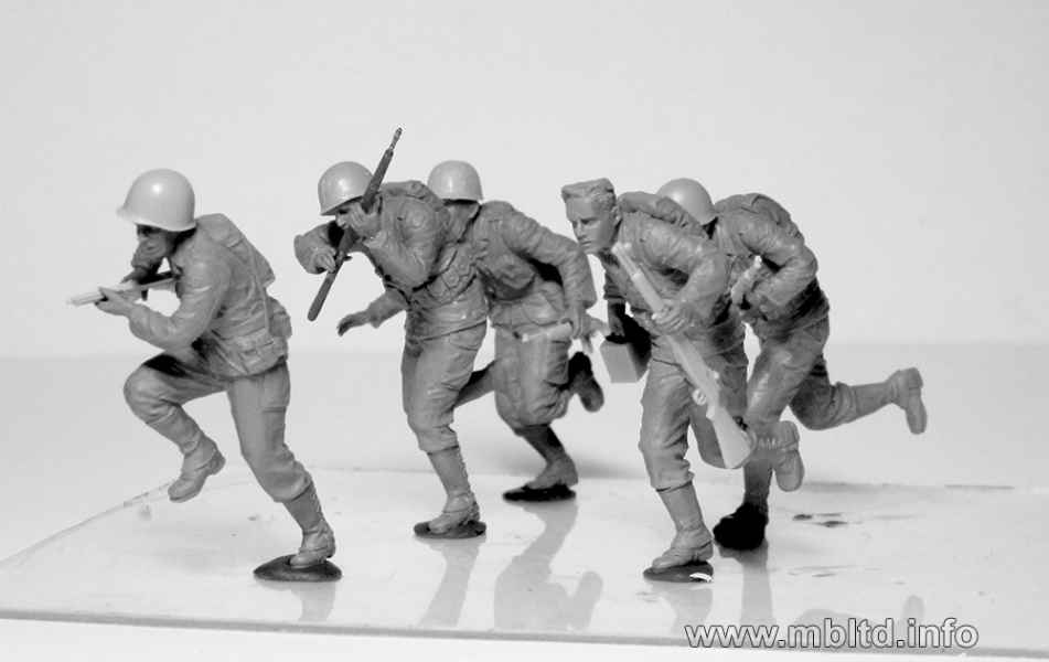 MASTER BOX 1/35 'Move, move, move' US Soldiers, Operation Overlord period, 1944 | 4820113080883