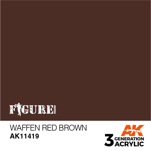 AK Interactive 3G Waffen Red Brown | 8435568310858