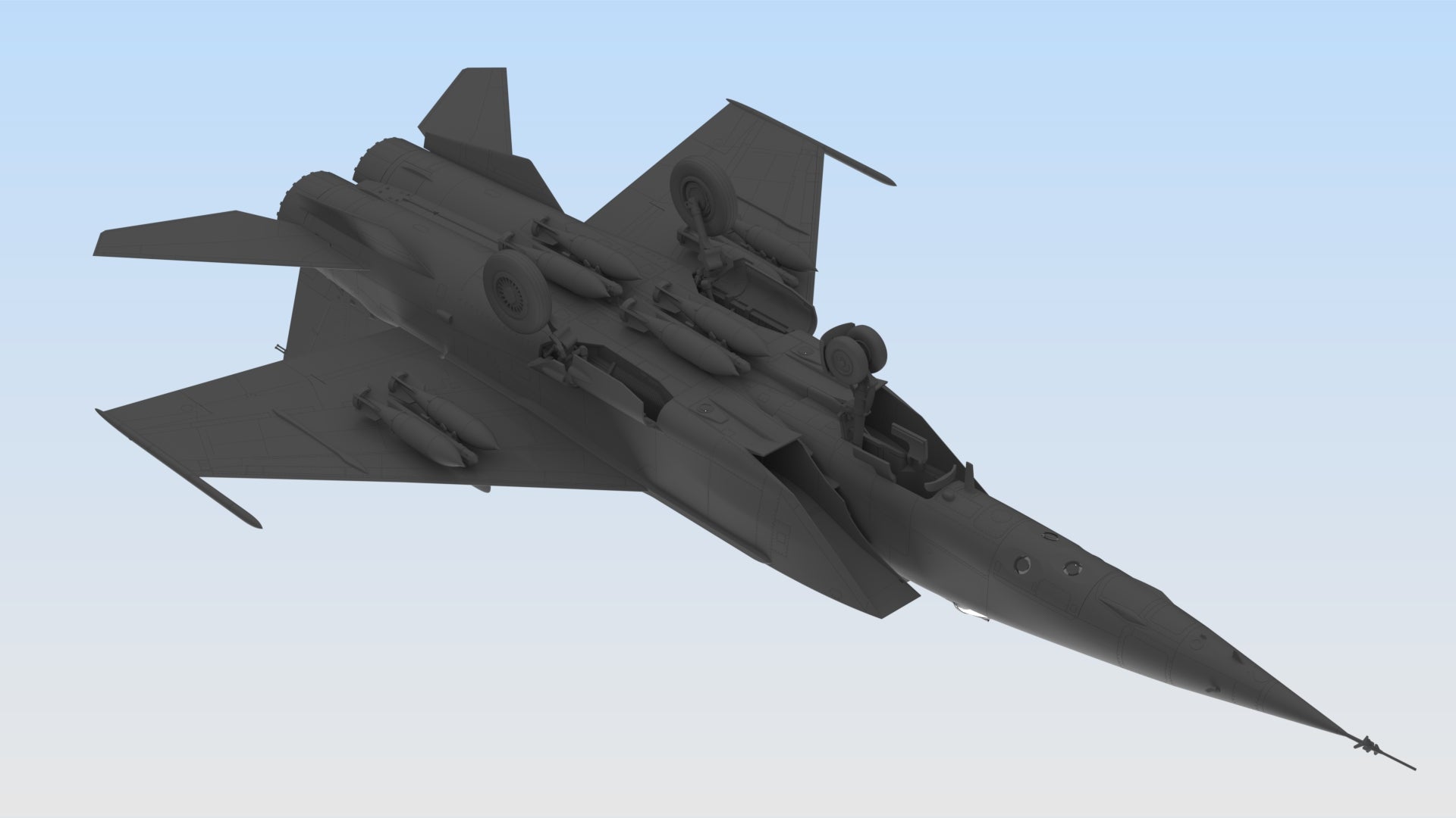 ICM 1/72 MiG-25 RB, Soviet Reconnaissance Plane | 4823044404803