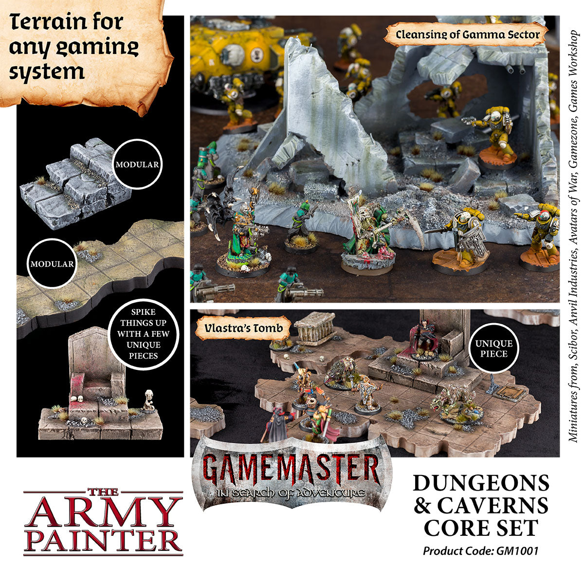 GAMEMASTER Dungeons & Caverns Core Set, GM1001 | 5713799100190