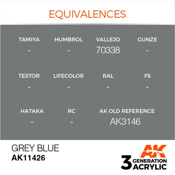 AK Interactive 3G Grey Blue | 8435568310926